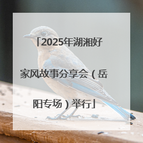2025年湖湘好家风故事分享会（岳阳专场）举行