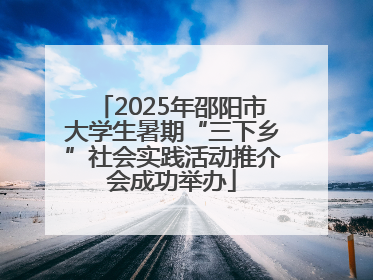 2025年邵阳市大学生暑期“三下乡”社会实践活动推介会成功举办