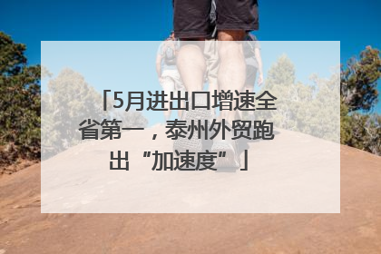5月进出口增速全省第一，泰州外贸跑出“加速度”