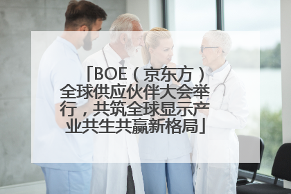 BOE（京东方）全球供应伙伴大会举行，共筑全球显示产业共生共赢新格局