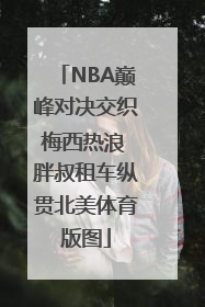 NBA巅峰对决交织梅西热浪 胖叔租车纵贯北美体育版图